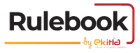 Logo où il y a écrit Rulebook by Ekitia